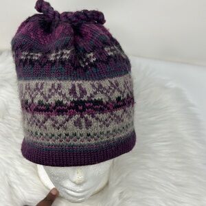 Vintage Capello Wool Beanie Hat Made In Canada